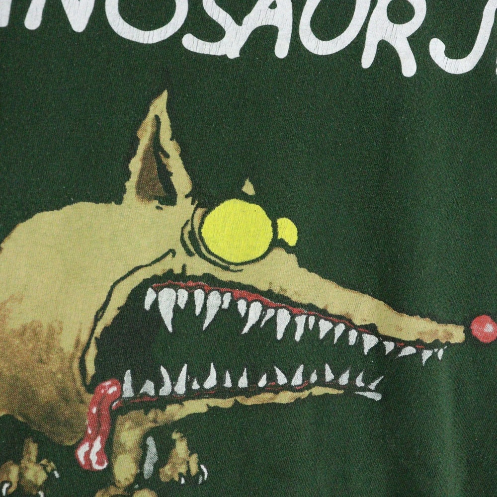 VINTAGE(ヴィンテージ) 90's DINOSAUR JR FEEL THE PAIN ダイナソージュニア プリント半袖Tシャツ カットソー グリーン ※タグ欠損