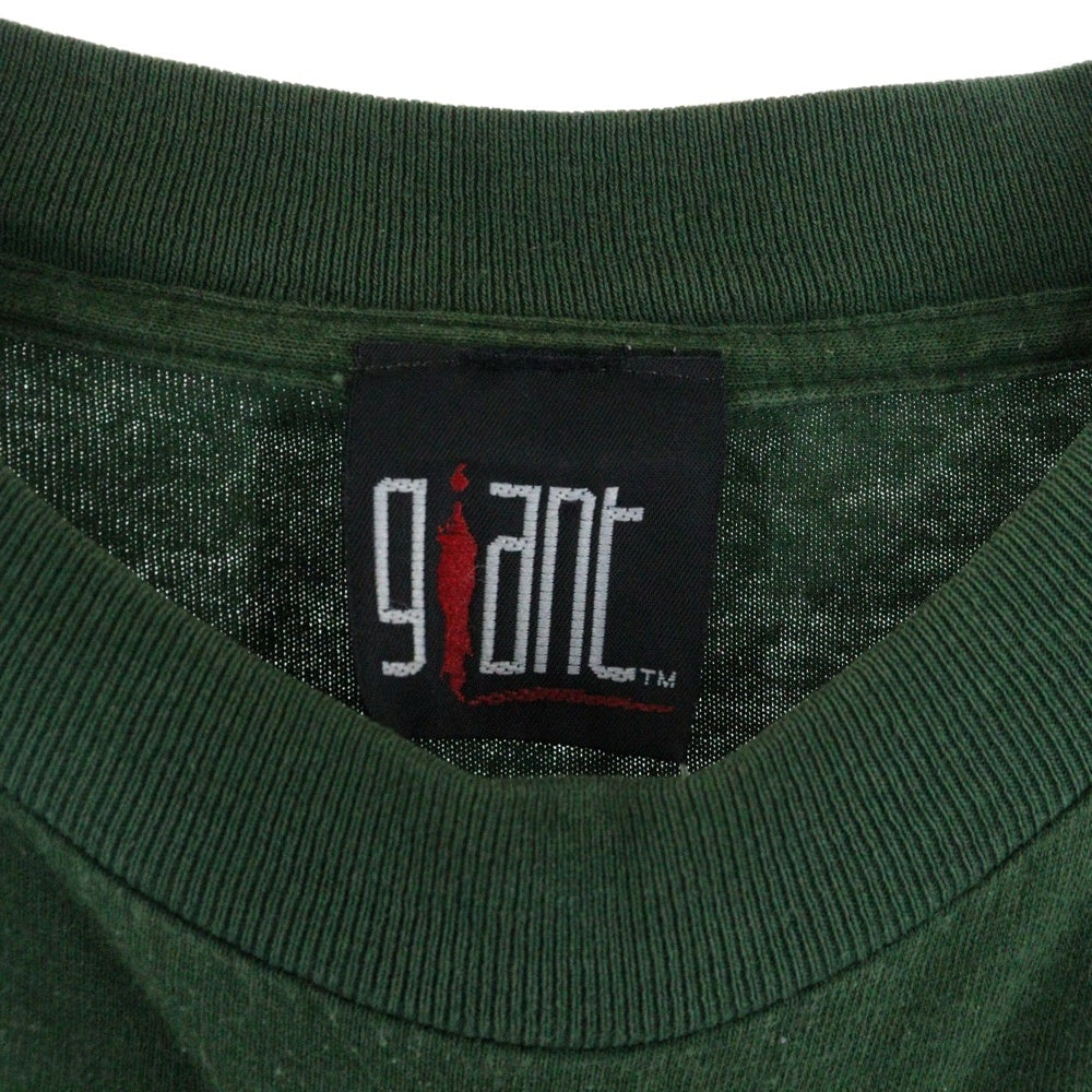 VINTAGE(ヴィンテージ) 90's DINOSAUR JR FEEL THE PAIN ダイナソージュニア プリント半袖Tシャツ カットソー グリーン ※タグ欠損
