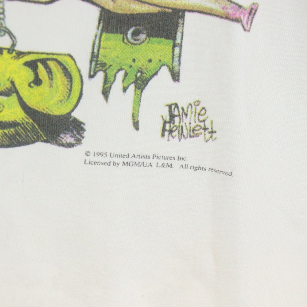 VINTAGE(ヴィンテージ) 90's TANK GIRL タンクガール ムービーT プリント半袖Tシャツ カットソー ホワイト