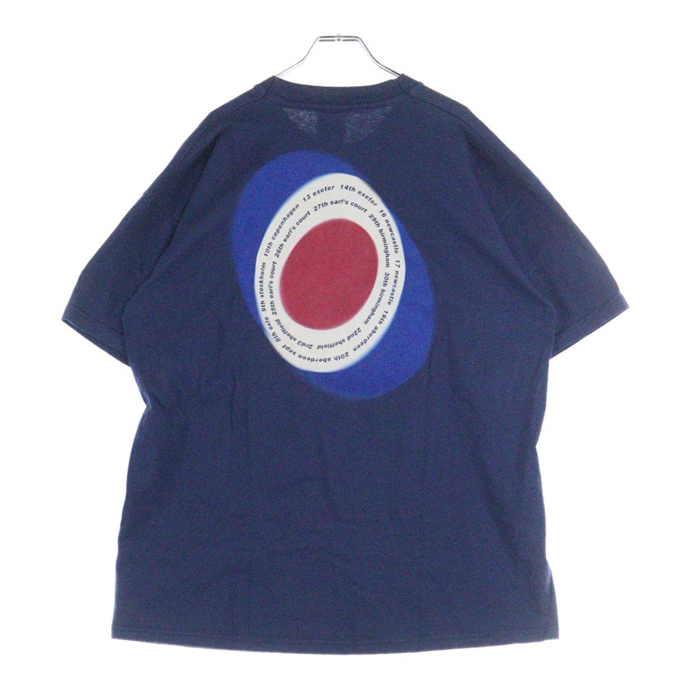 VINTAGE(ヴィンテージ) 90's OASIS BE HERE NOW オアシス ビーヒアーナウ プリント半袖Tシャツ ネイビー