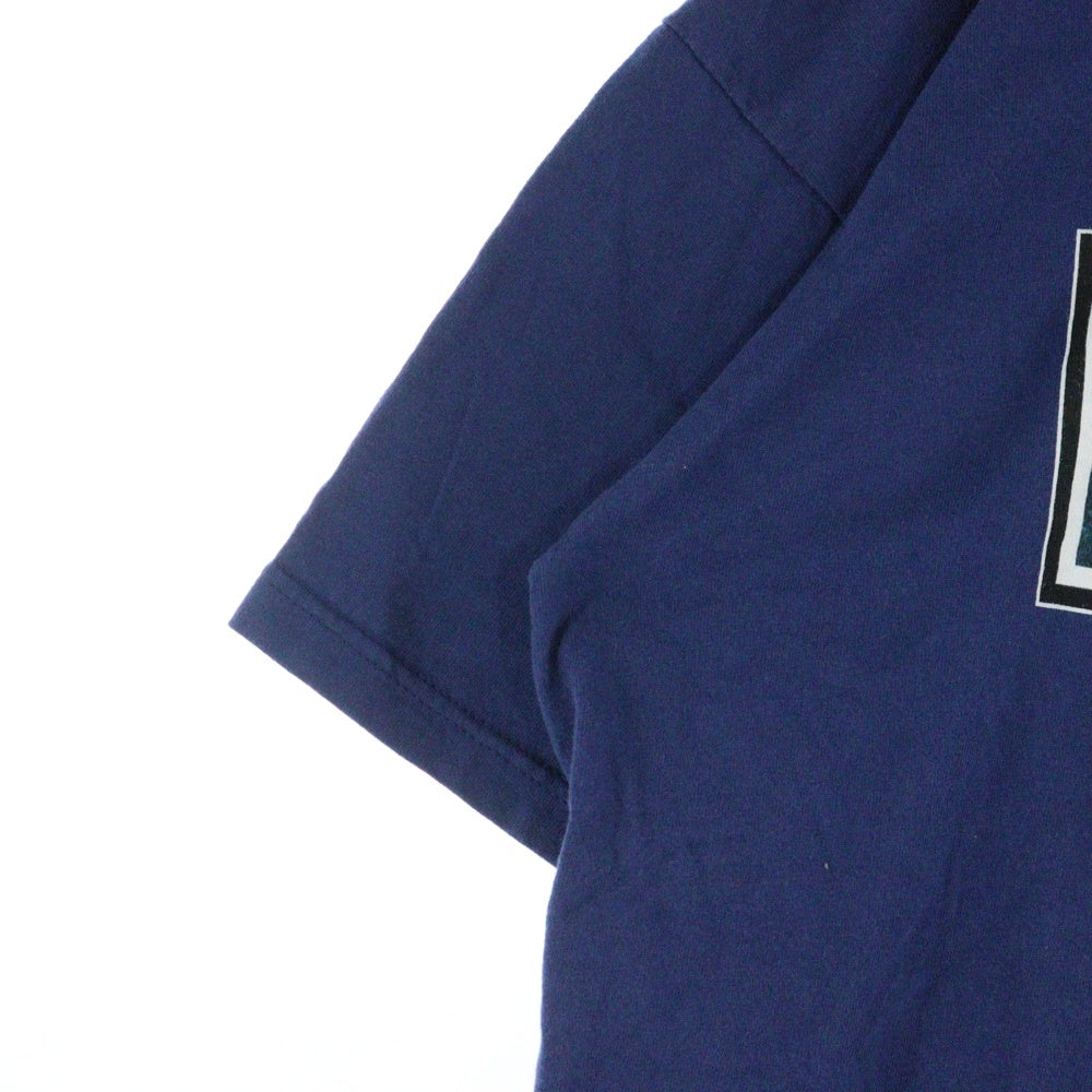 VINTAGE(ヴィンテージ) 90's OASIS BE HERE NOW オアシス ビーヒアーナウ プリント半袖Tシャツ ネイビー