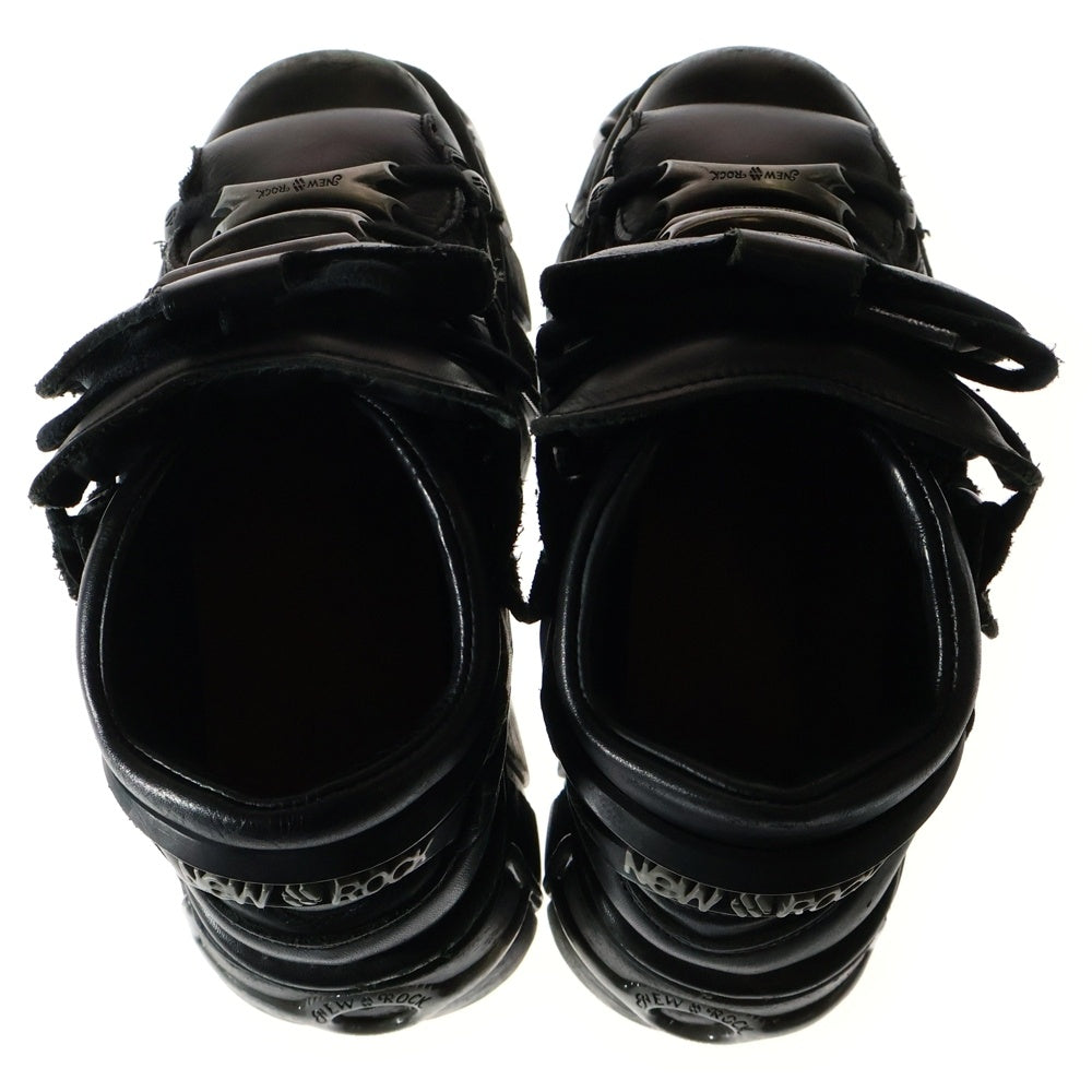 NEW ROCK(ニューロック) AMKLE BOOT アンクルレザーブーツ M-106-S1 ブラック レディース