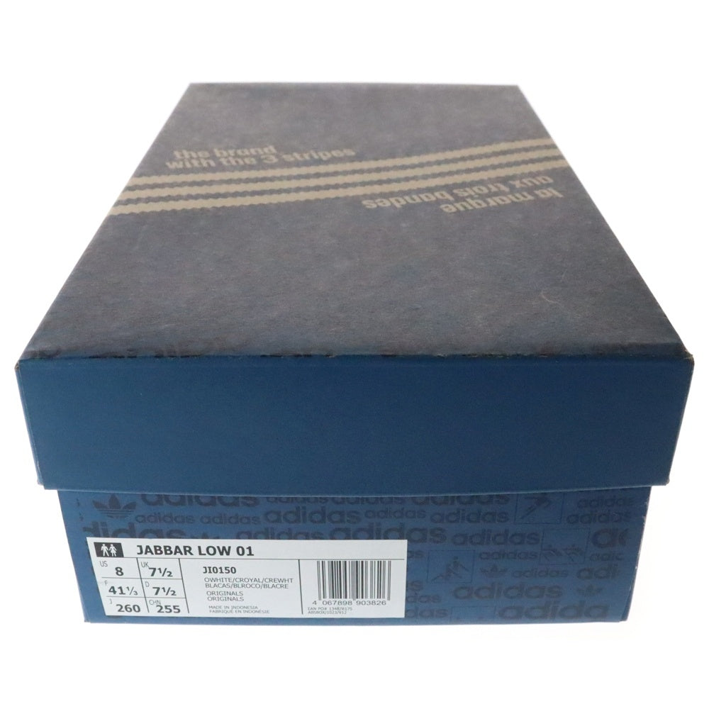 adidas(アディダス) JABBAR LOW 01 JI0150 ジャバーロー01 ローカットスニーカー ホワイト/ブルー