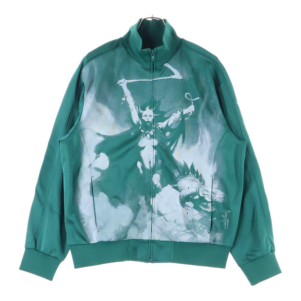 SUPREME(シュプリーム) 24AW ×Frank Frazetta Track Jacket フランクフラゼッタ ロゴプリント トラックジャケット グリーン