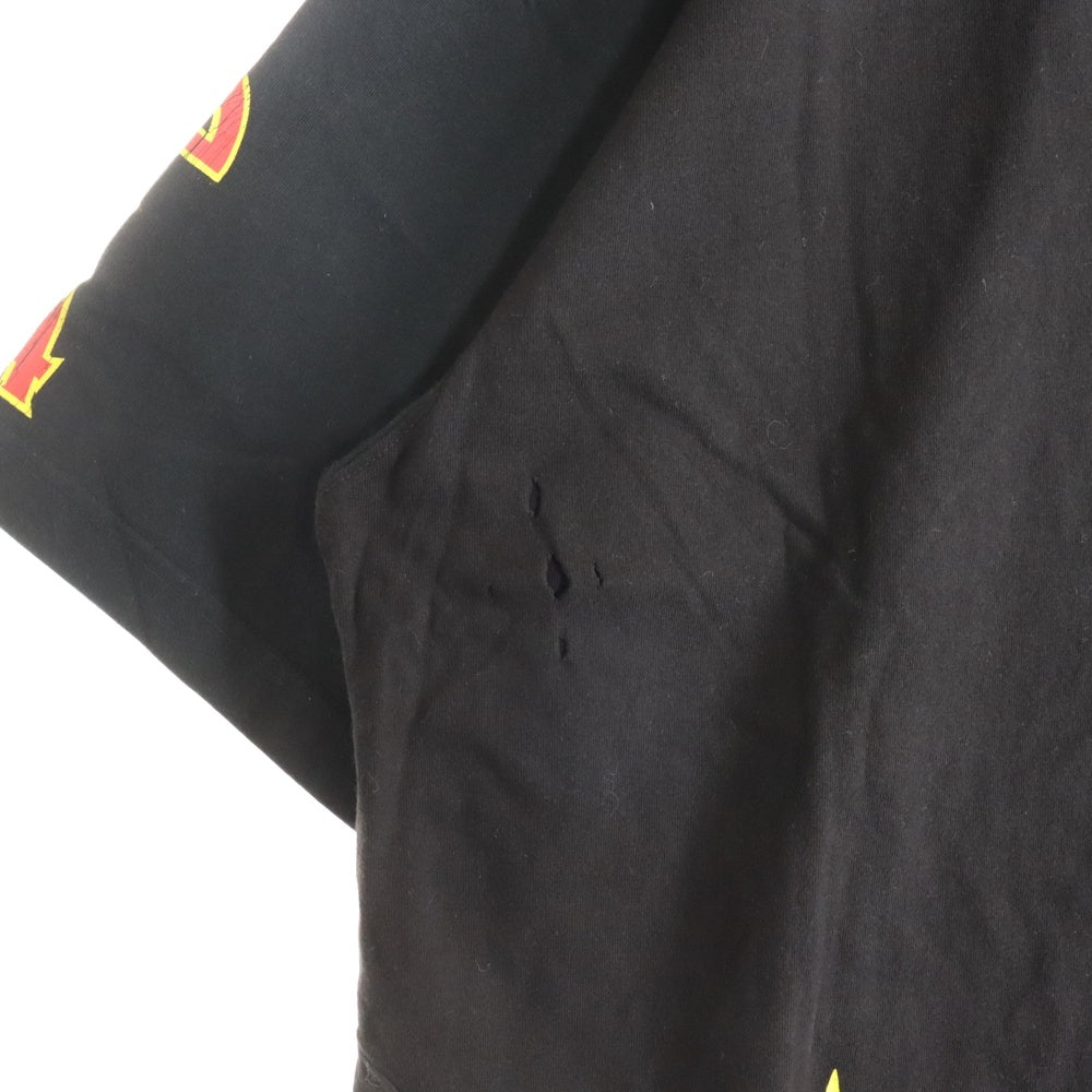 BALENCIAGA(バレンシアガ) 22SS Speed Hunter Upside Down Oversized Tee スピードハンターアップサイドダウンオーバーサイズ半袖Tシャツ ブラック 698811 TMVC9