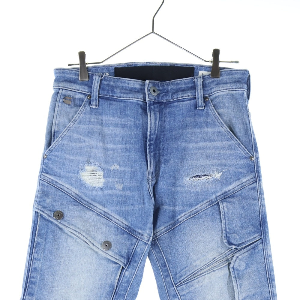 G-STAR RAW(ジースターロウ) AIRBLAZE 3D SKINNY バイカースキニーデニムパンツ インディゴ