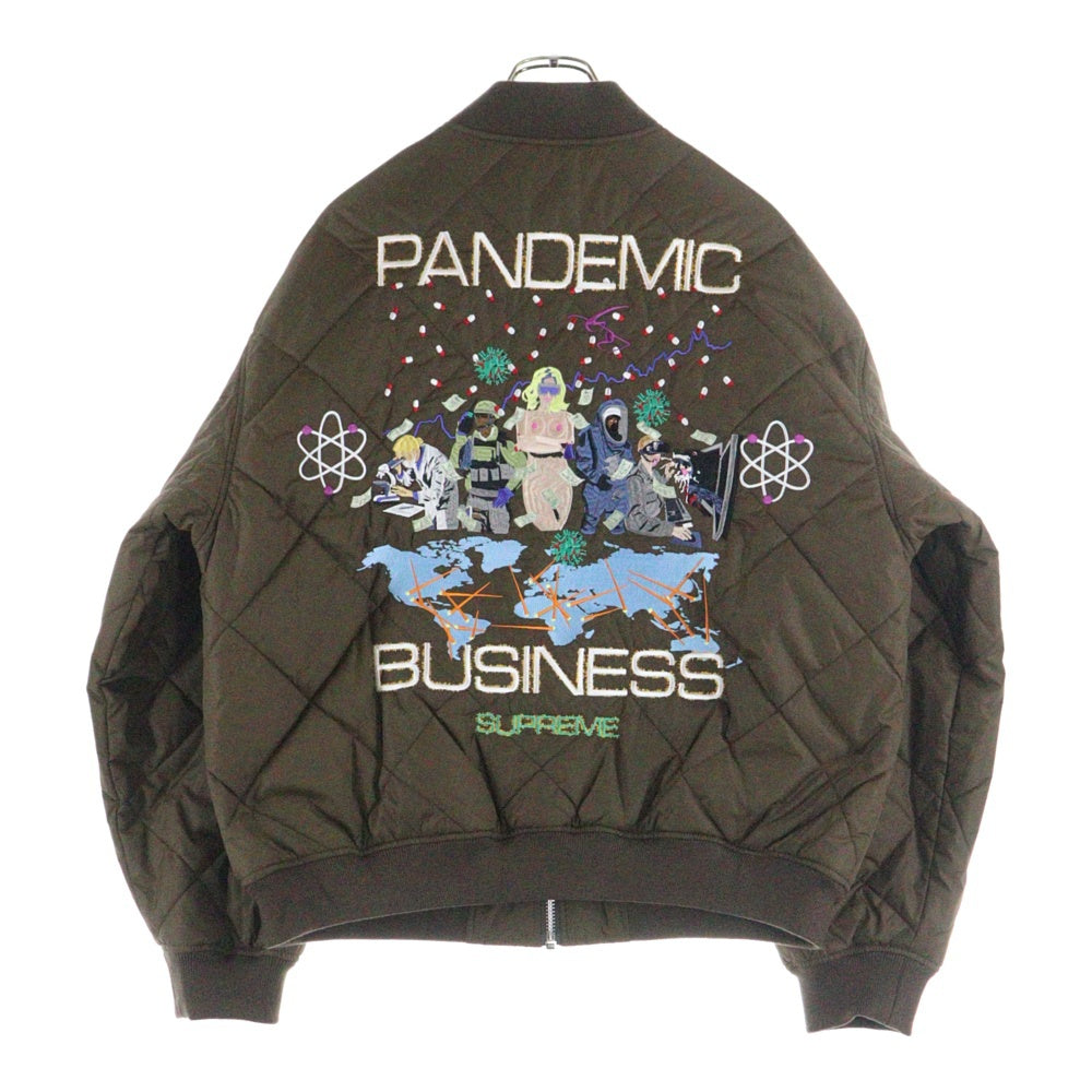 SUPREME(シュプリーム) 24AW AOI Quilted Work Jacket 葵産業 アオイ キルティングワークジャケット ブラウン