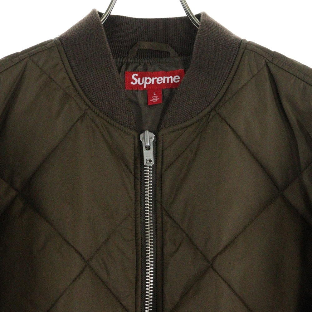 SUPREME(シュプリーム) 24AW AOI Quilted Work Jacket 葵産業 アオイ キルティングワークジャケット ブラウン