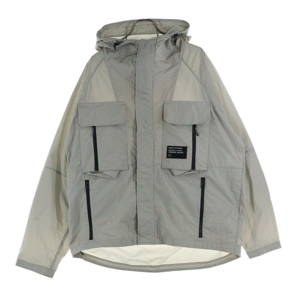 MONCLER(モンクレール) 23AW ×FRGMT DOTTER GUIBBOTTO フラグメントデザイン ドーター ミリタリーナイロンジャケット ベージュ I209U1A00022 M3415