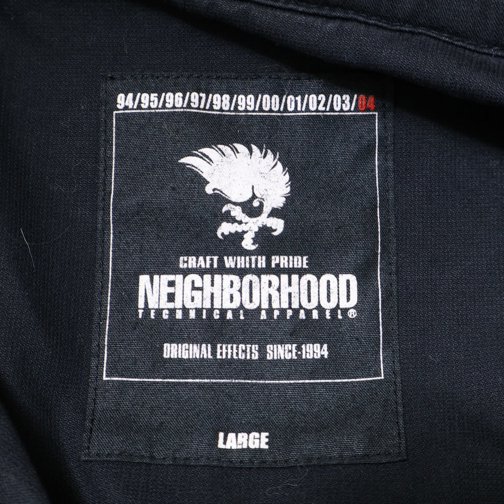 NEIGHBORHOOD(ネイバーフッド) ダブルライダース コットンジャケット ブラック TSNH-JK04