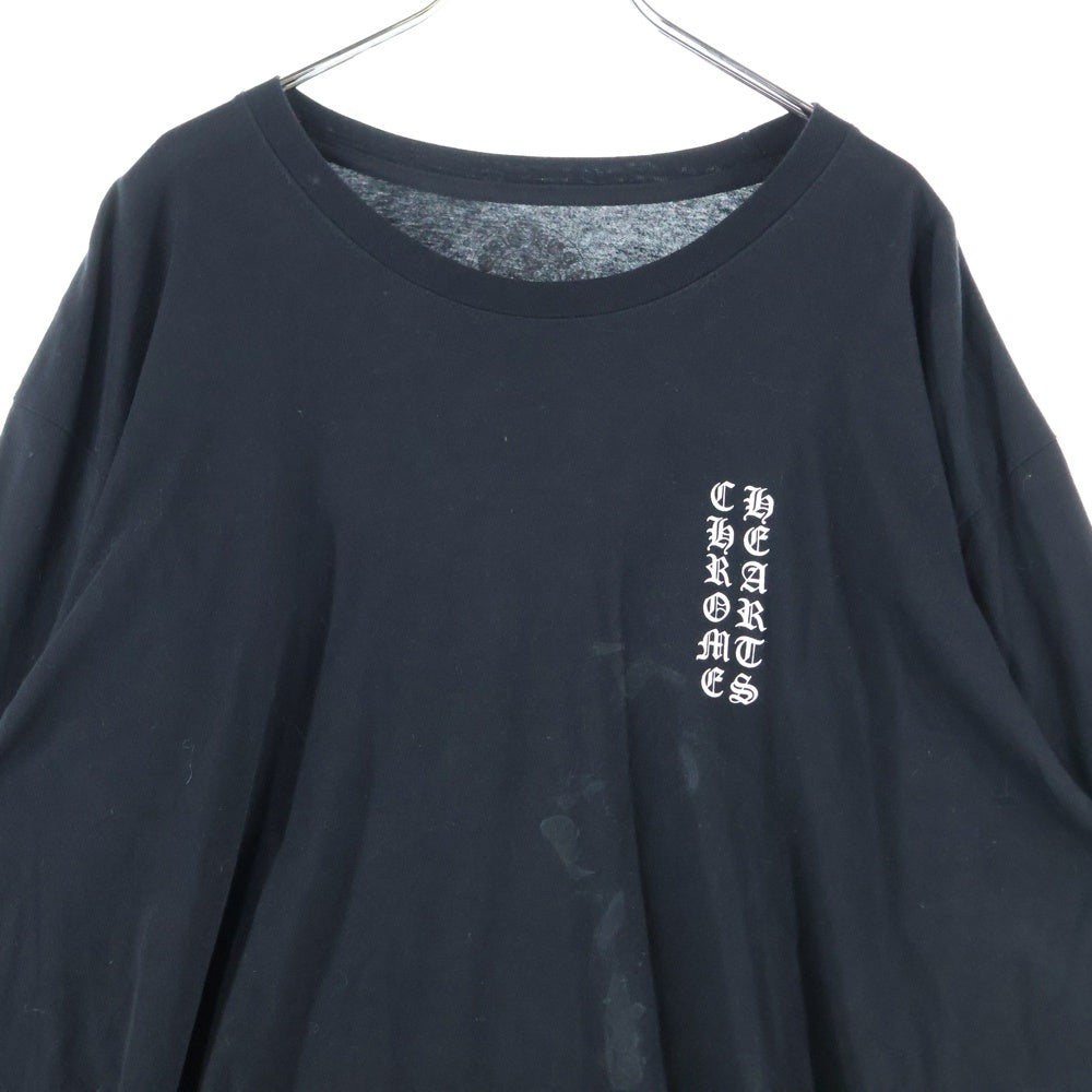 CHROME HEARTS 黒 Tシャツ バックプリント CHROME HEARTS(クロムハーツ) LONDONバックホースシュープリント
