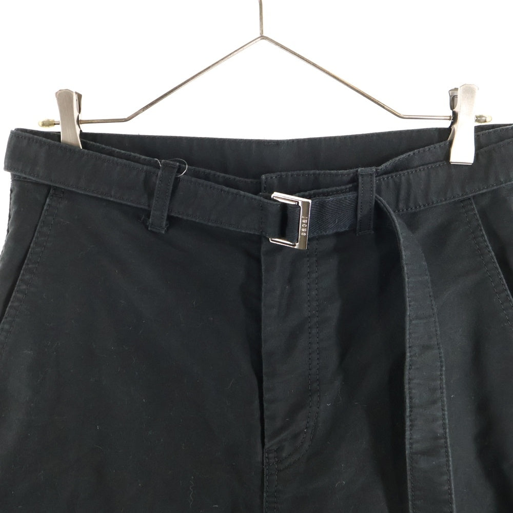 Sacai(サカイ) 24SS Moleskin Pants モールスキンコットンパンツ ブラック 24-03310M