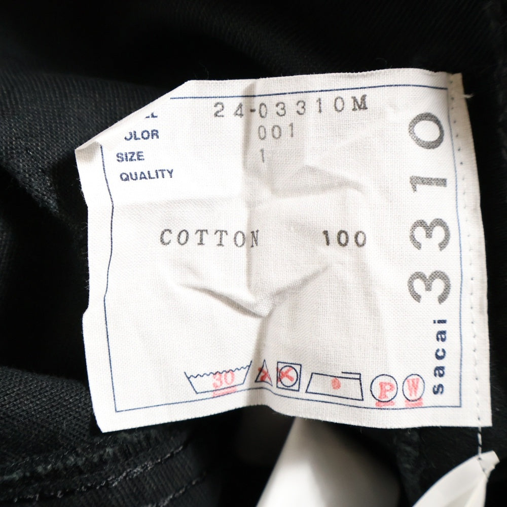 Sacai(サカイ) 24SS Moleskin Pants モールスキンコットンパンツ