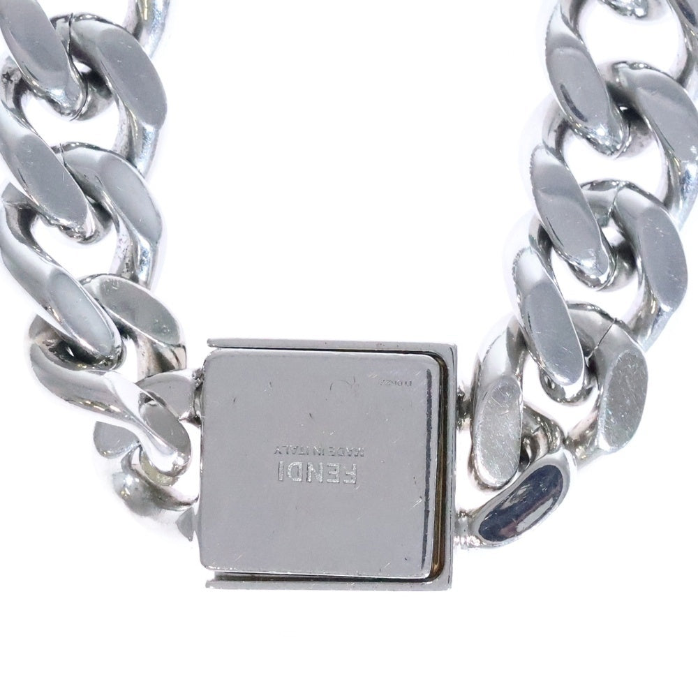 FENDI(フェンディ) ズッカ スクエアトップ 喜平チェーンネックレス