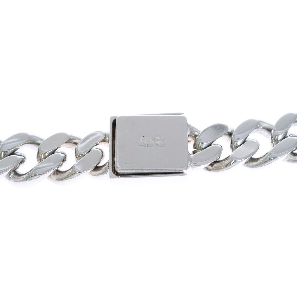 FENDI(フェンディ) ズッカ スクエアトップ 喜平チェーンネックレス