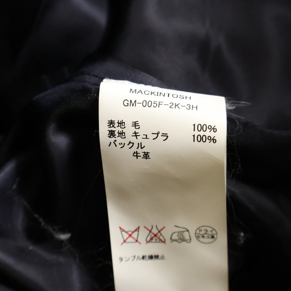 MACKINTOSH(マッキントッシュ) ウール ロング トレンチコート ブラック GM-005F-2K-3H