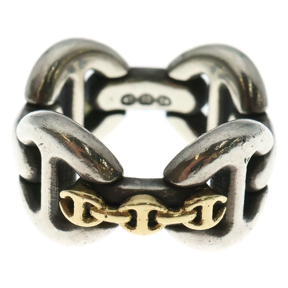 HOORSENBUHS(ホーセンブース) 18K AFFIX QUAD WITH TRI-LINK RING トライリンク リング シルバー/ゴールド