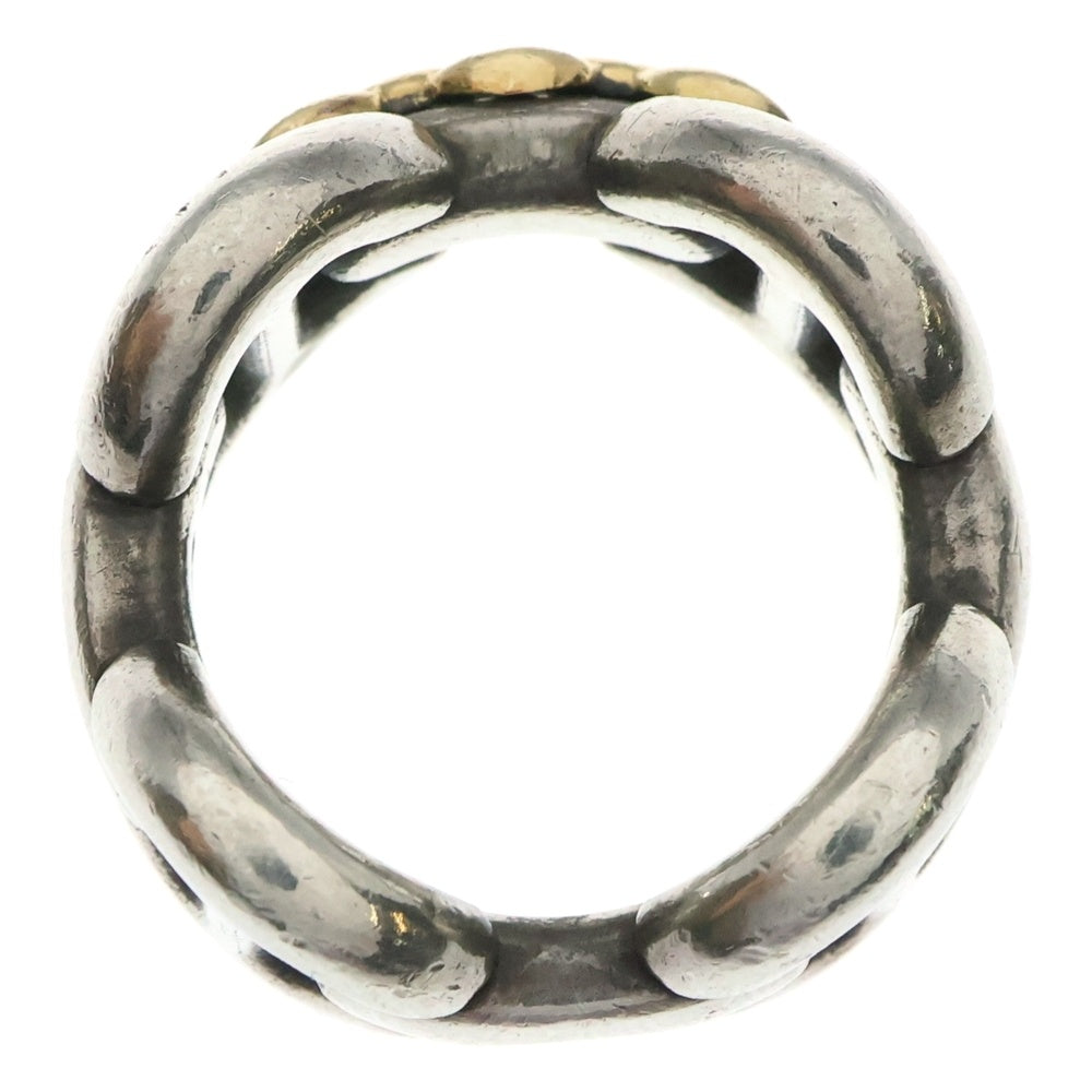 HOORSENBUHS(ホーセンブース) 18K AFFIX QUAD WITH TRI-LINK RING トライリンク リング シルバー/ゴールド