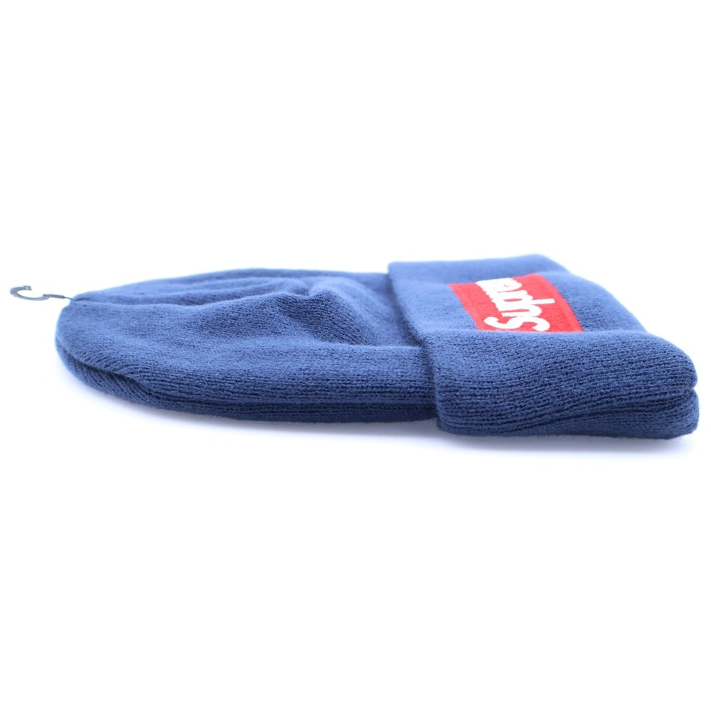 SUPREME(シュプリーム) 24AW × New Era Box Logo Beanie ニューエラ ボックスロゴ ビーニー 帽子 ネイビー