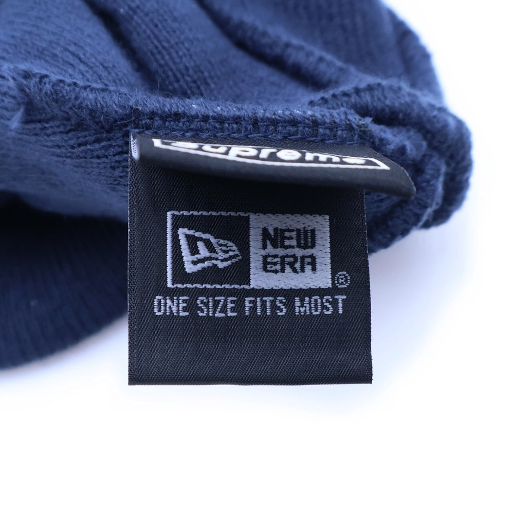SUPREME(シュプリーム) 24AW × New Era Box Logo Beanie ニューエラ ボックスロゴ ビーニー 帽子 ネイビー