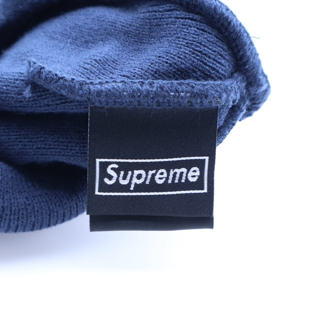 SUPREME(シュプリーム) 24AW × New Era Box Logo Beanie ニューエラ ボックスロゴ ビーニー 帽子 ネイビー