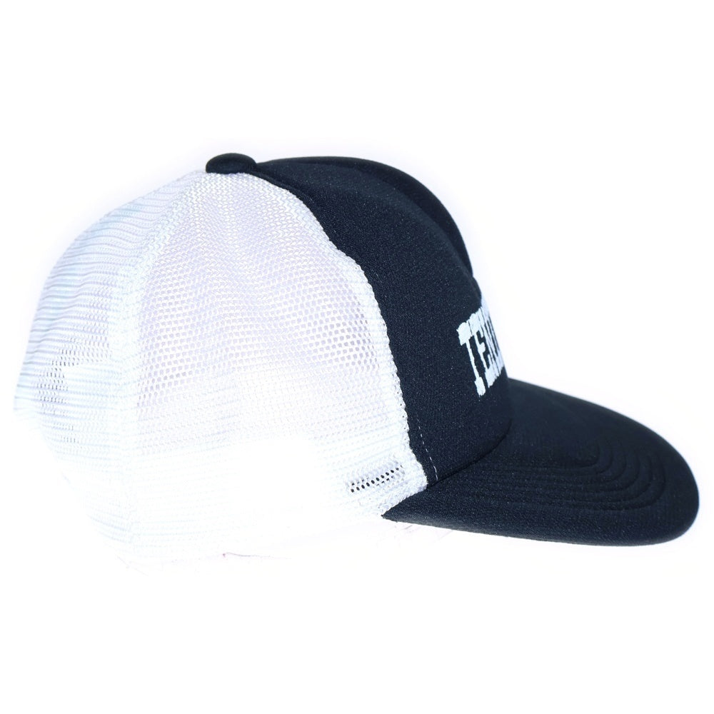 TENDERLOIN(テンダーロイン) Mesh Cap メッシュキャップ ロゴ ベースボールキャップ ブラック/ホワイト 日本製