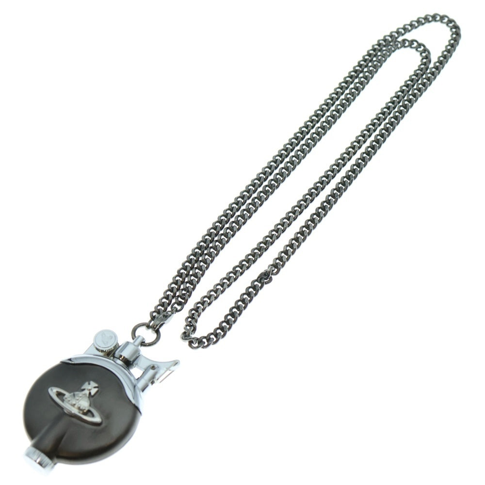 Vivienne Westwood(ヴィヴィアンウエストウッド) オイルライター メタルオーブ チェーン付 ガンメタ