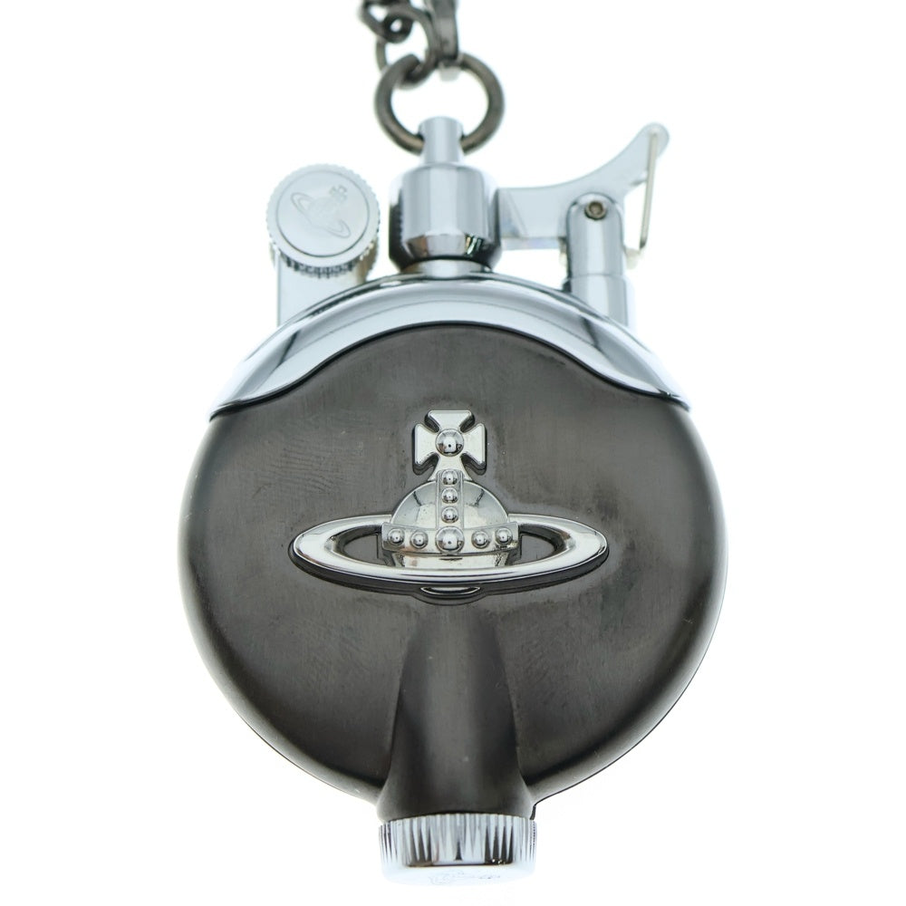 Vivienne Westwood(ヴィヴィアンウエストウッド) オイルライター メタルオーブ チェーン付 ガンメタ