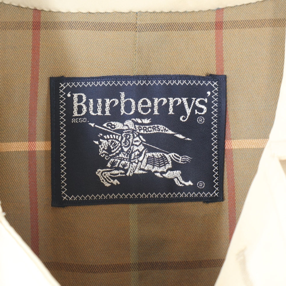 BURBERRY(バーバリー) ステンカラーコート チェック柄 ベージュ C-TK83