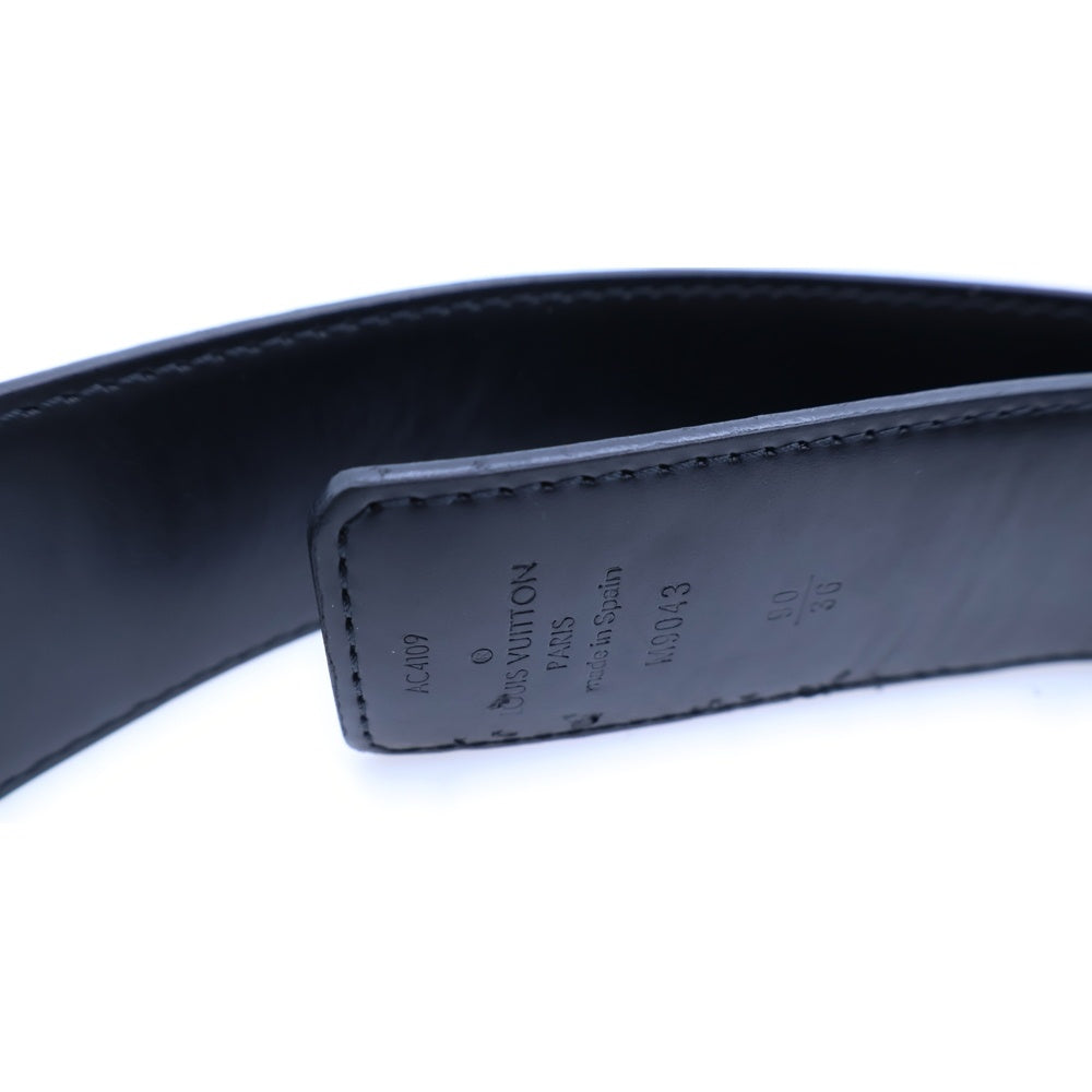 LOUIS VUITTON(ルイヴィトン) LV イニシャル モノグラム 40MM レザーベルト ブラック M9043