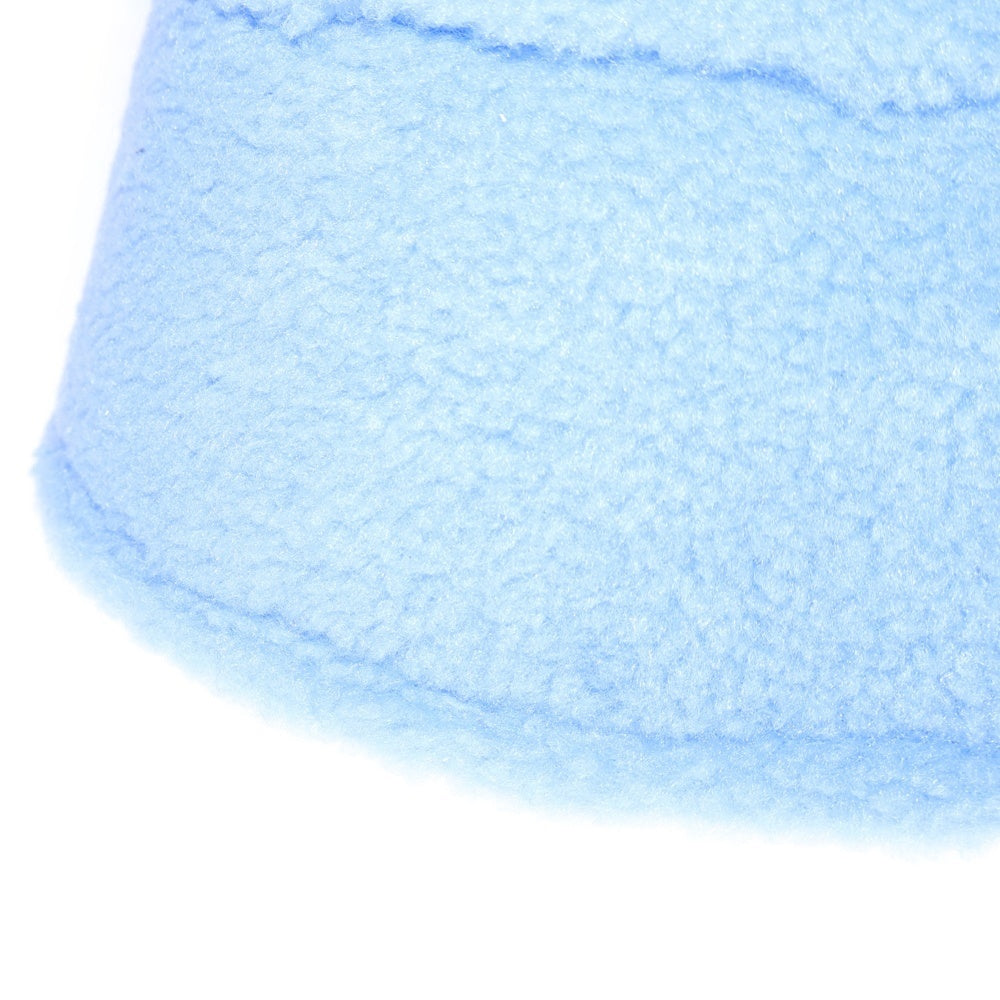 PATOU(パトゥー) ロゴ刺繍 フリース バケットハット ブルー