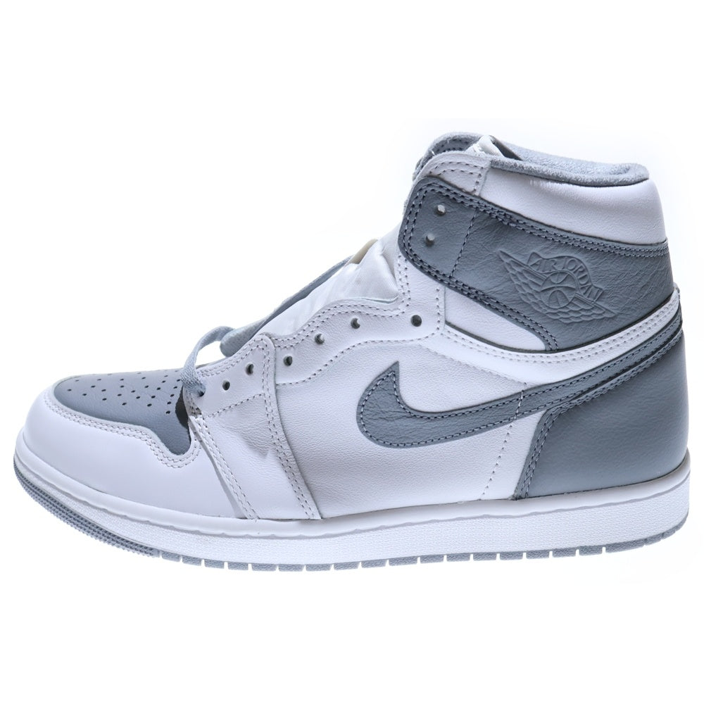 NIKE(ナイキ) AIR JORDAN 1 RETRO HIGH OG WHITE CEMENT 555088-037 エアジョーダン1 ホワイトセメント ハイカットスニーカー US10/28cm ホワイト/グレー