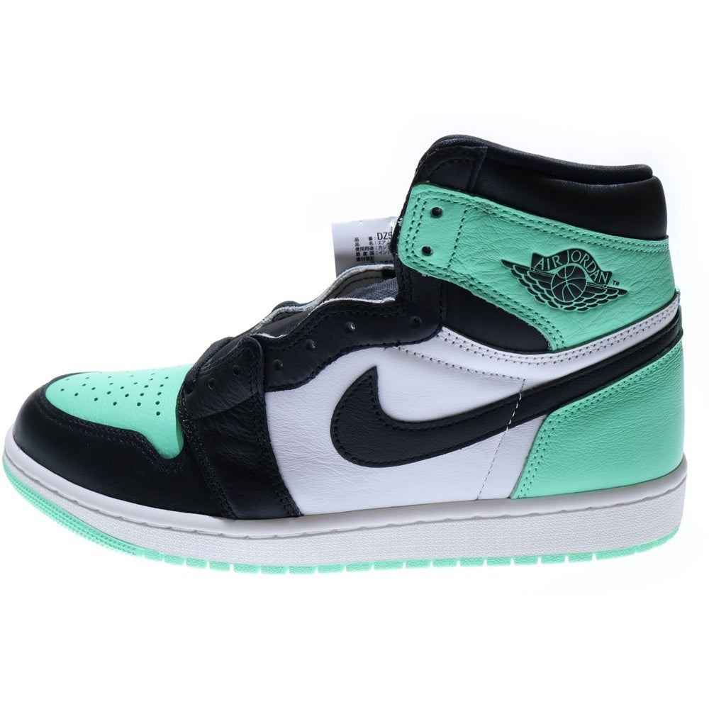 NIKE(ナイキ) AIR JORDAN 1 HI OG GREEN GLOW エアジョーダン グリーングロウ ハイカットスニーカー ライトグリーン US10/28cm DZ5485-130