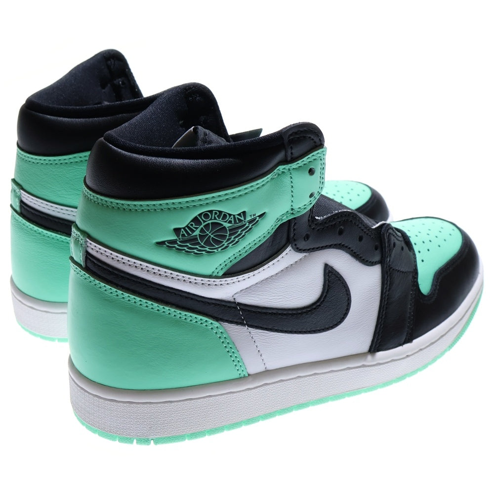 NIKE(ナイキ) AIR JORDAN 1 HI OG GREEN GLOW エアジョーダン グリーングロウ ハイカットスニーカー ライトグリーン US10/28cm DZ5485-130