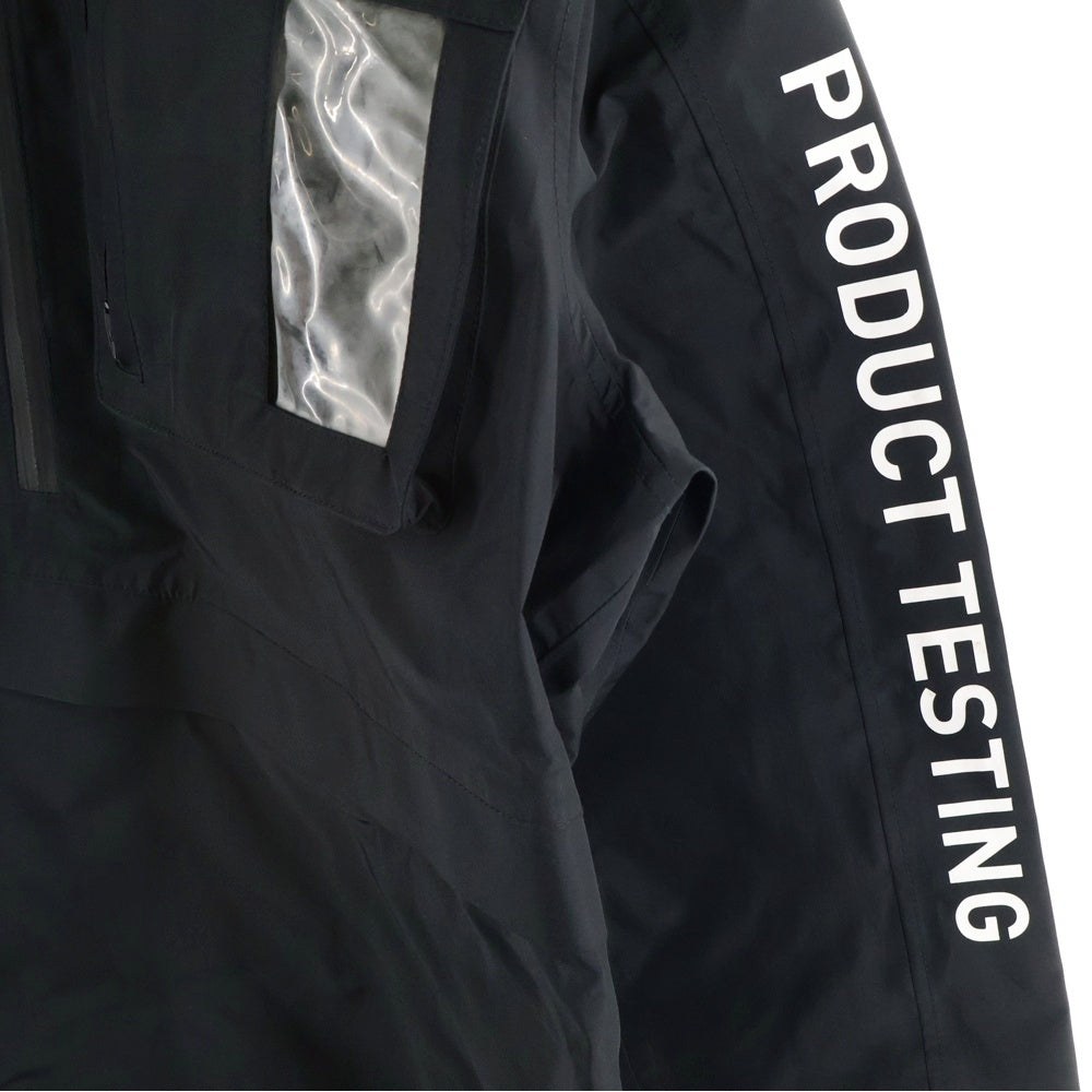 OFF-WHITE(オフホワイト) 18AW×GORE-TEX ゴアテックス ハーフジップ アノラックジャケット ブラック OMEA161F186560