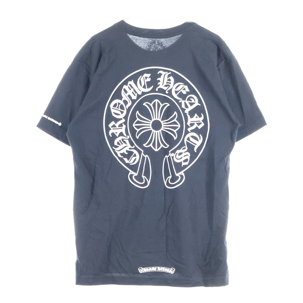 CHROME HEARTS(クロムハーツ) Horseshoe S/S Tee ホースシューロゴ プリントTシャツ 半袖カットソー ブラック