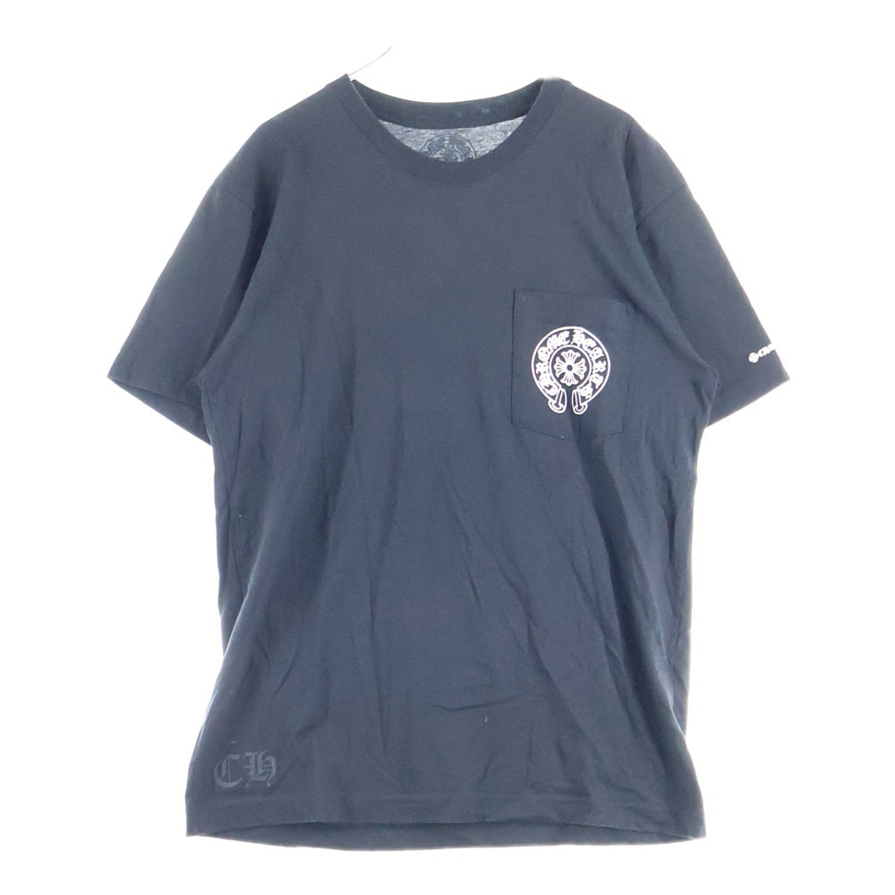 CHROME HEARTS(クロムハーツ) Horseshoe S/S Tee ホースシューロゴ プリントTシャツ 半袖カットソー ブラック