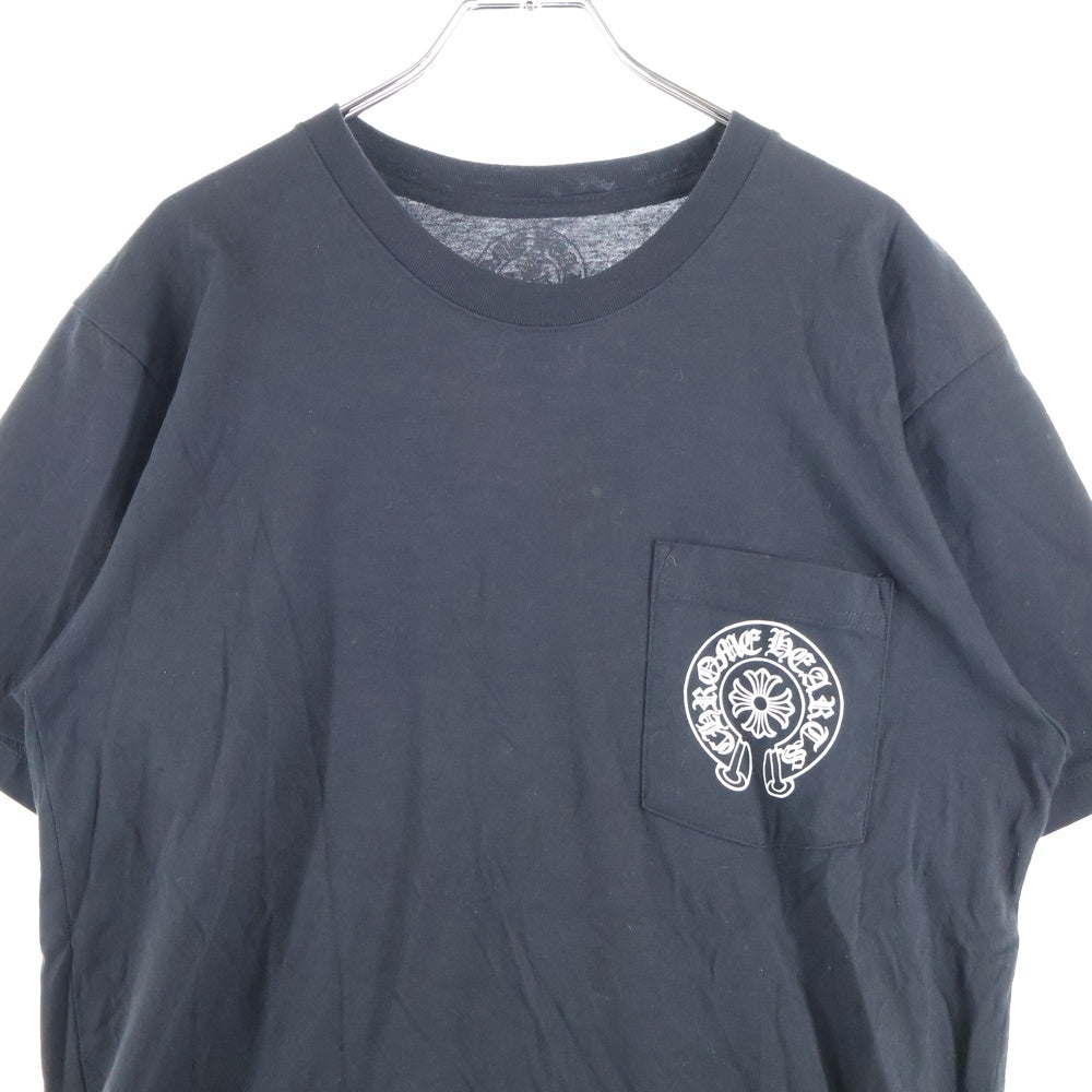 CHROME HEARTS(クロムハーツ) Horseshoe S/S Tee ホースシューロゴ プリントTシャツ 半袖カットソー ブラック