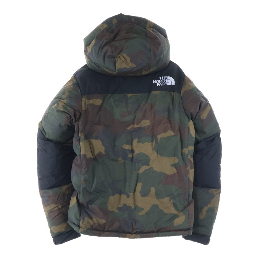 THE NORTH FACE(ザノースフェイス) Novelty Baltro Light Jacket ノベルティバルトロライト カモ柄ナイロンダウンジャケット カーキ/ブラック ND91845