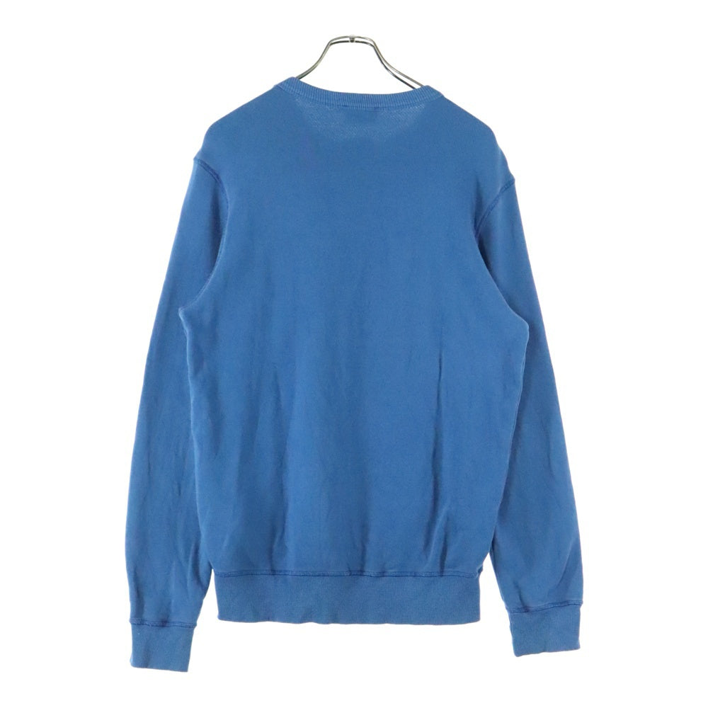 DIESEL(ディーゼル) フロントロゴプリント クルーネックスウェット ブルー A05734