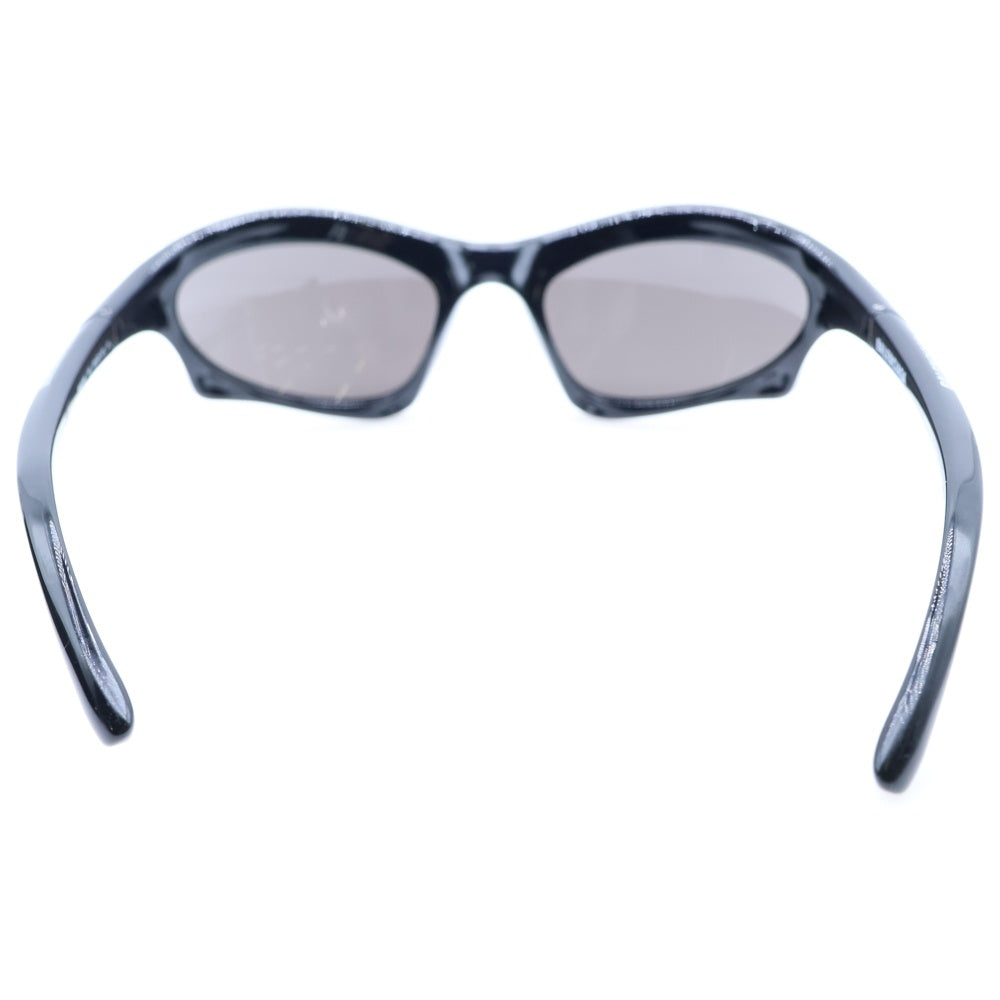 BALENCIAGA(バレンシアガ) BAT RECTANGLE バットレクタングルスポーティフレームサングラス ブラック BB0229S