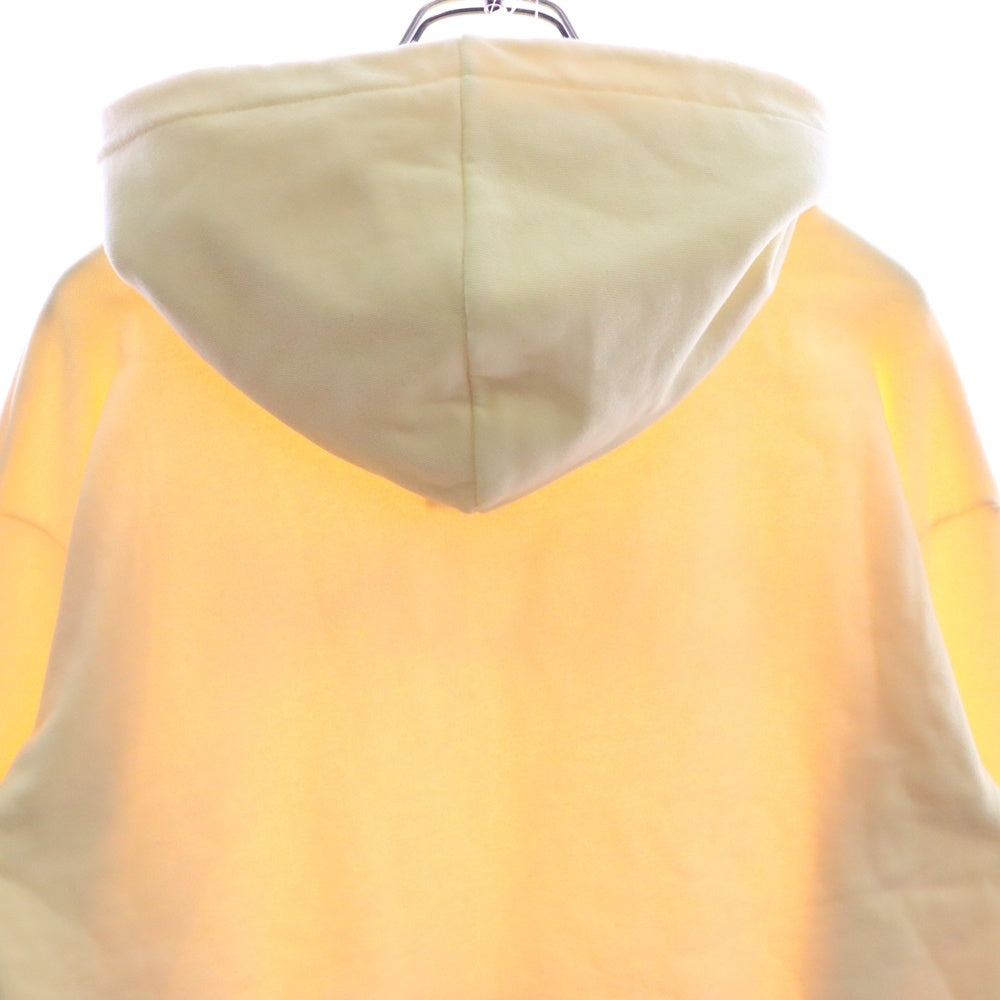 CELINE(セリーヌ) 21SS フロントロゴプリント プルオーバースウェットパーカー フーディー イエロー 2Y321052H