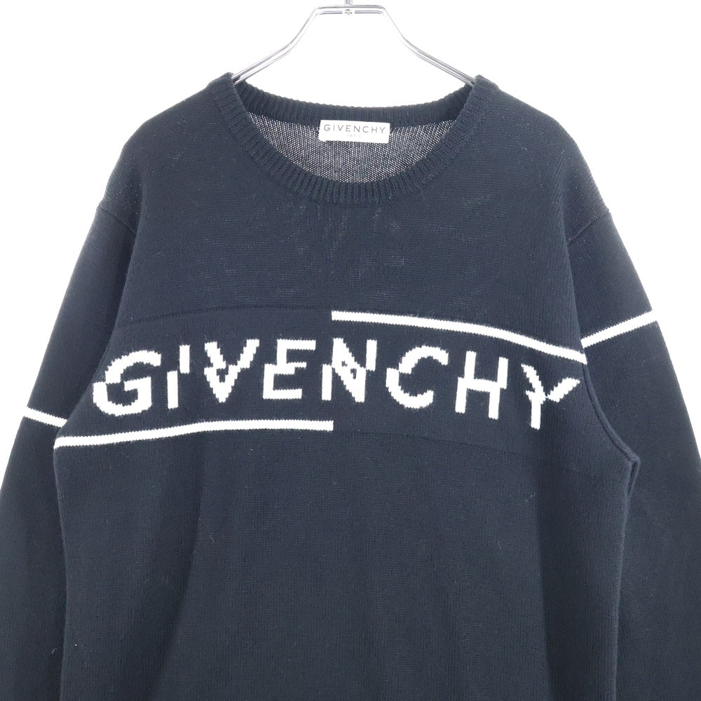 GIVENCHY ジバンシィ 刺繍 クルーネック ニット GIVENCHY ジバンシィ 刺繍 クルーネック ニット