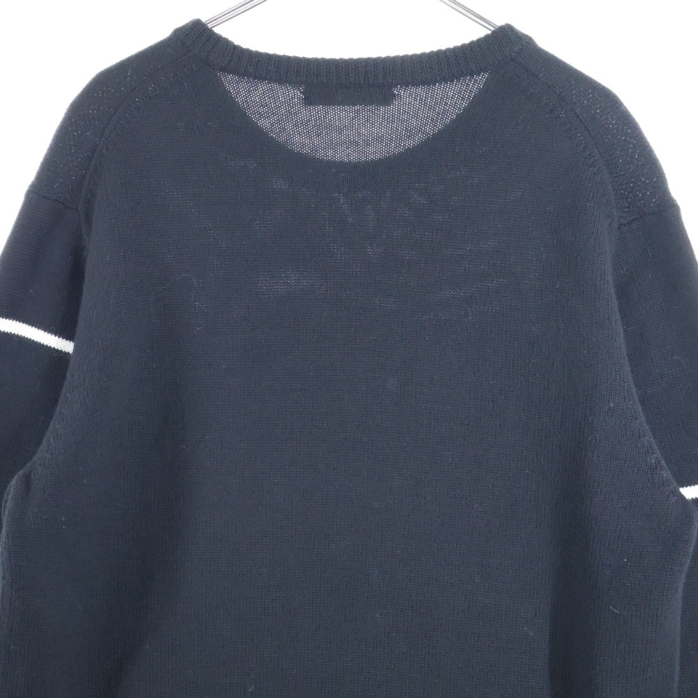 美品✨GIVENCHY　フロントビッグロゴ　グラデーション　ニット　XLサイズ GIVENCHY(ジバンシィ) 19AW Split Logo スプリットロゴ クルー