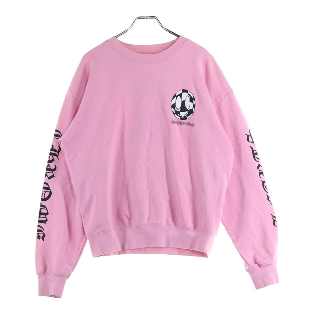 CHROME HEARTS(クロムハーツ) ×MATTY BOY PPO VANITY AFFAIR LS マッティボーイ バニティアフェアー クルーネックスウェットトレーナー ピンク