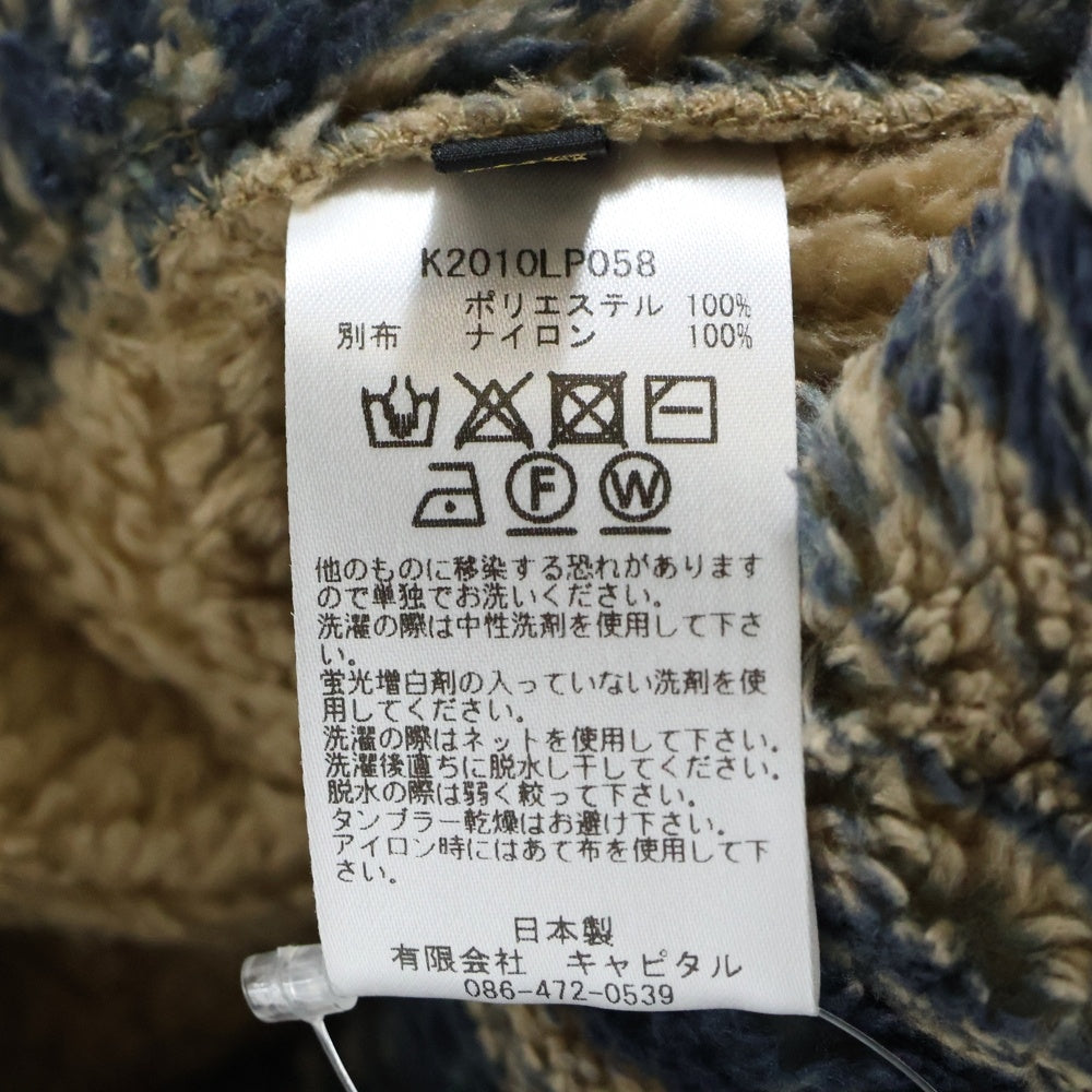 KAPITAL(キャピタル) JAVA-YABANE柄 フリースパンツ マルチカラー K2010LP058