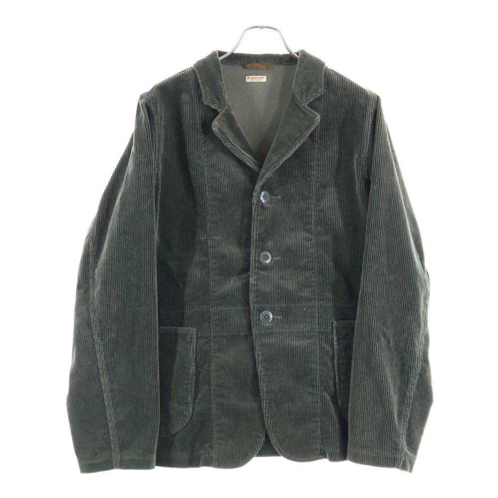 KAPITAL(キャピタル) 7W コーデュロイホスピタルJKT テーラードジャケット カーキ EK-807