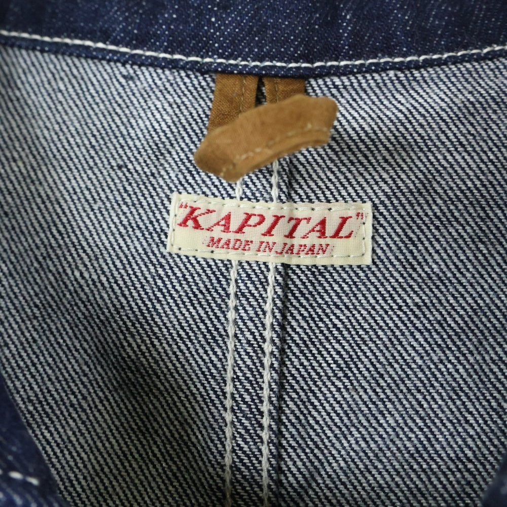 KAPITAL(キャピタル) 11.5oz ホスピタルデニムジャケット EK-756