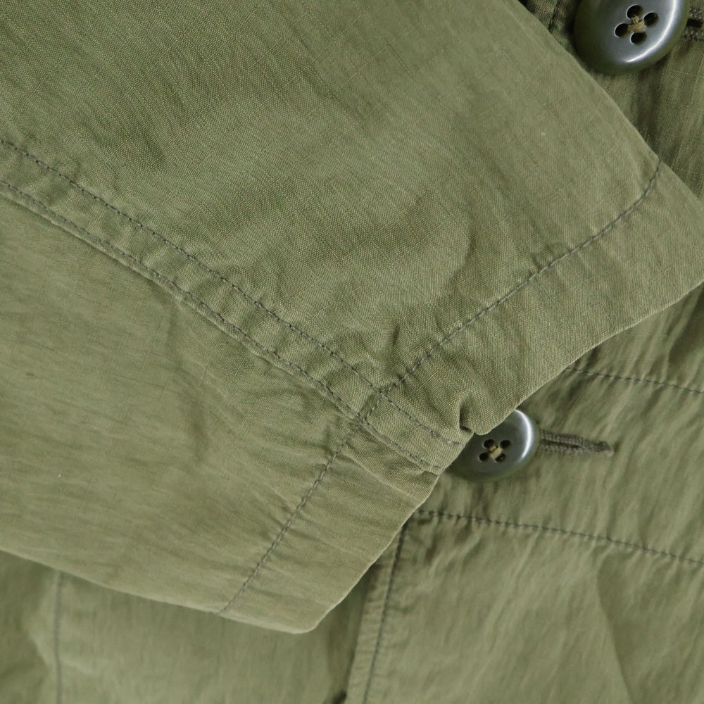 KAPITAL(キャピタル) リップストップ ホスピタルジャケット カーキ EK-594