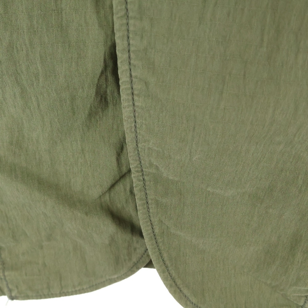 KAPITAL(キャピタル) リップストップ ホスピタルジャケット カーキ EK-594